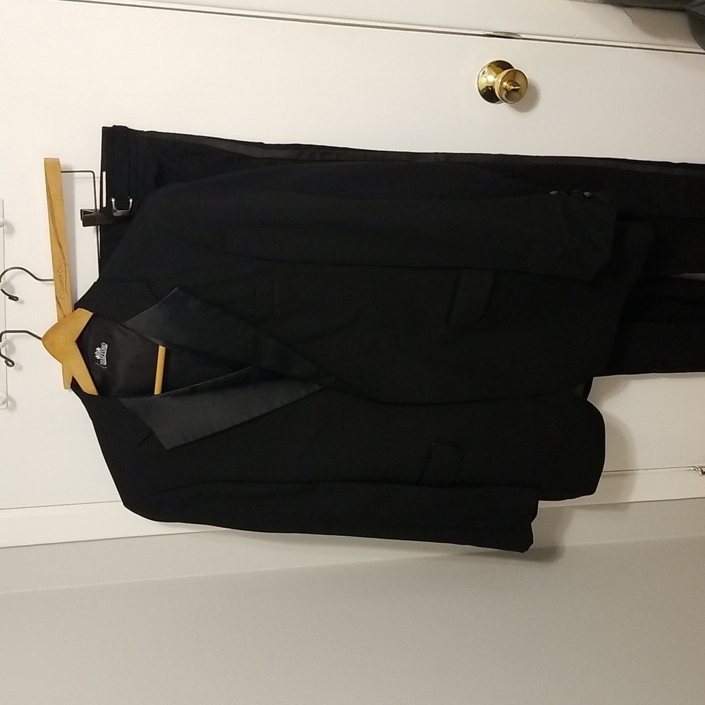 3 Piece Black Stafford Tuxedo